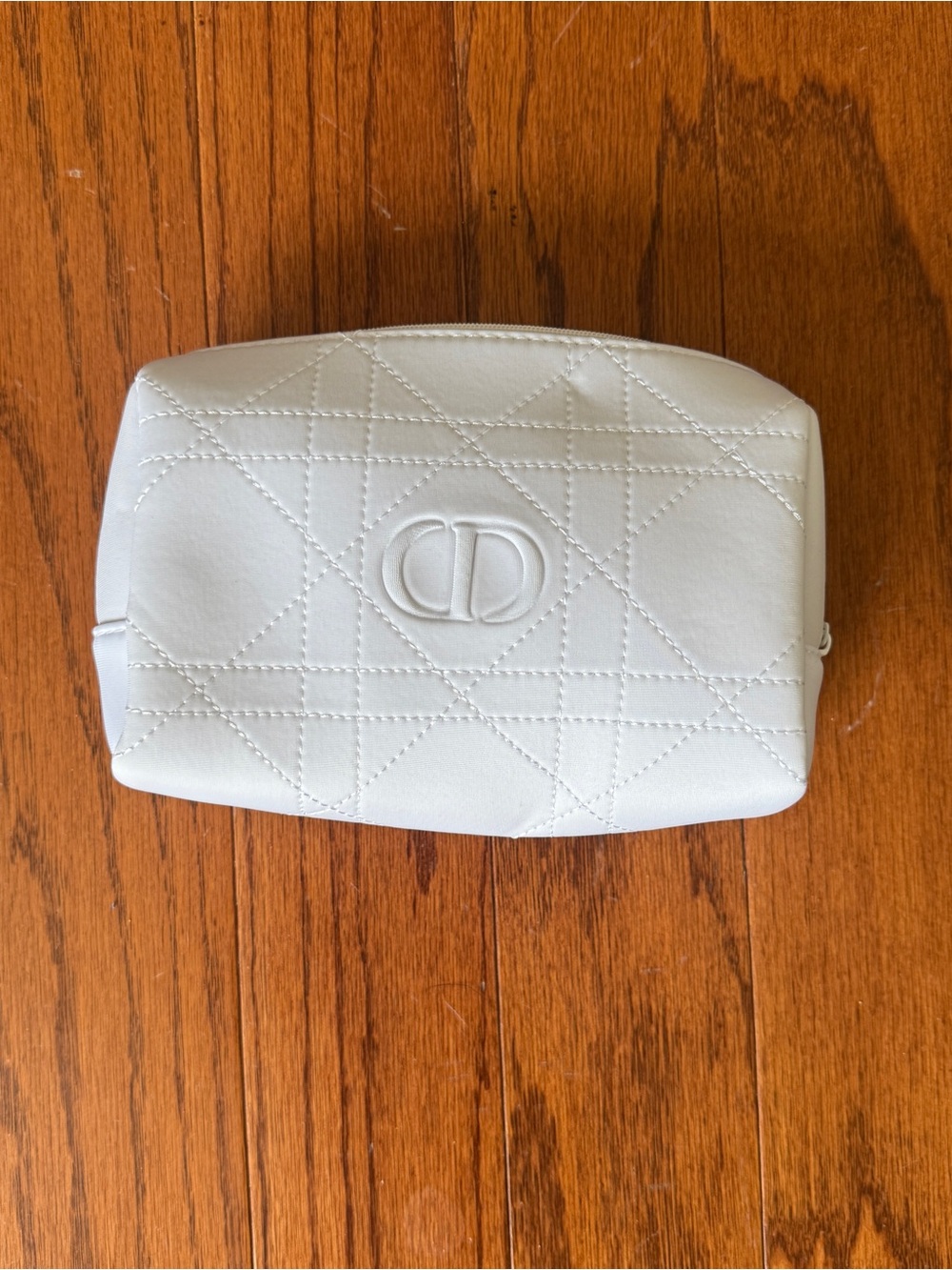 Dior Small White Cosmetic Pouch